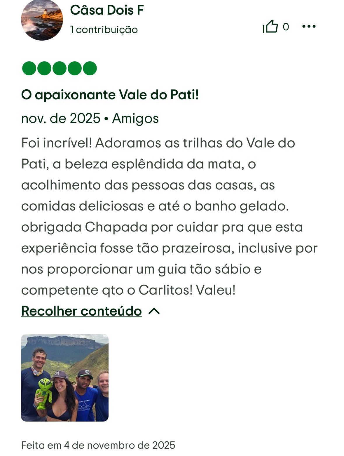 o apaixonante Vale do Pati o apaixonante Vale do Pati